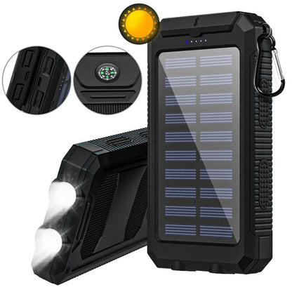 Waterproof Outdoor Solar Power Bank.